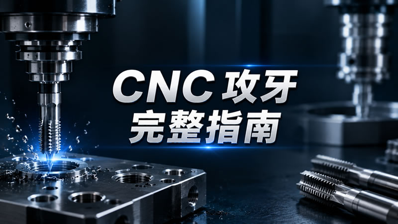CNC 攻牙完整指南｜絲攻種類、底孔、ISO 6H 公差與斷裂排除 SOP