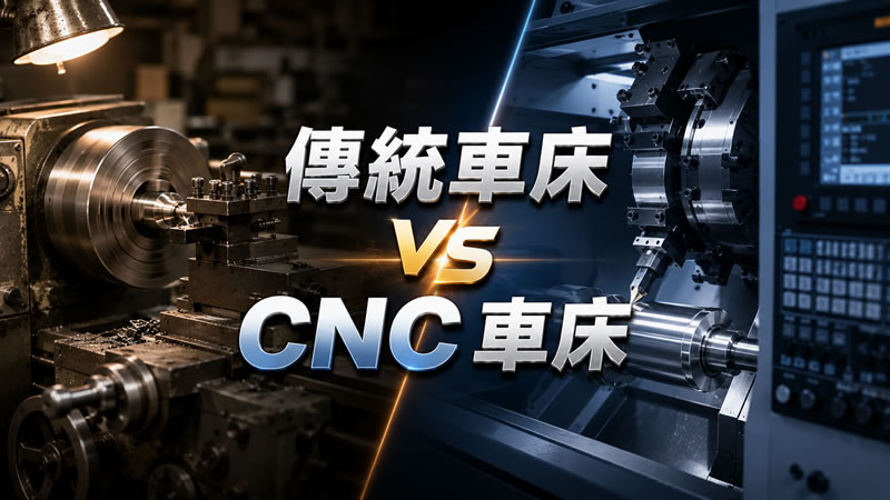 傳統車床 vs CNC 車床｜2026 升級決策指南：精度、產能、人力斷層三軸分析